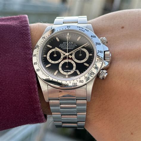 rolex 16520 black or white worth more|rolex 16520 daytona collectable guide.